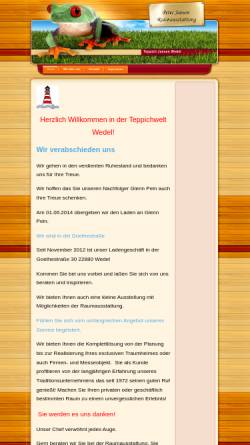 Vorschau der mobilen Webseite www.teppichjansenwedel.de, Raumausstattung Peter Jansen