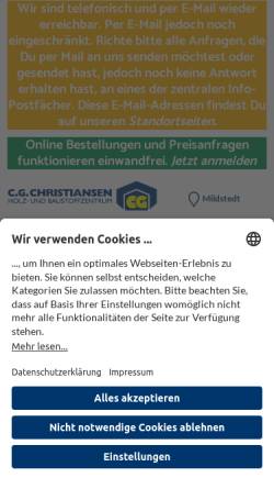 Vorschau der mobilen Webseite www.gwmueller.de, G.W. Müller GmbH + Co. KG