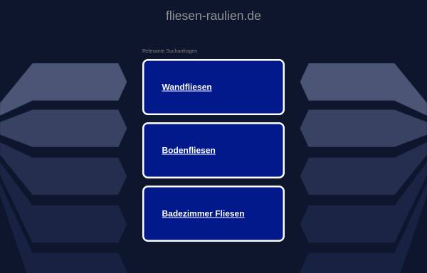 Vorschau von www.fliesen-raulien.de, Fliesen Raulien