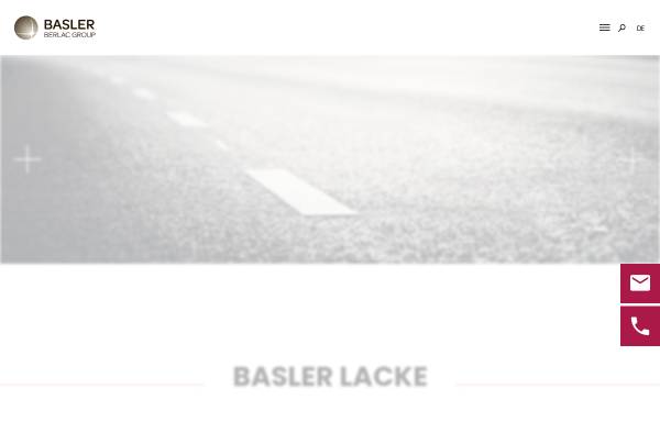 Vorschau von www.basler-lacke.ch, Basler Lacke