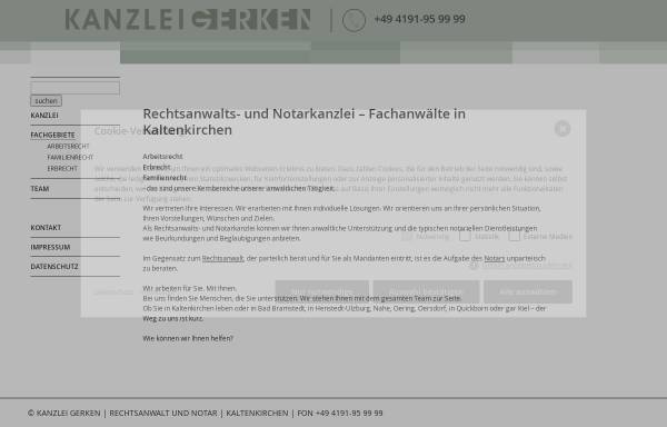 Vorschau von www.kanzlei-gerken.de, Susanne Gerken, Rechtsanwältin und Notarin
