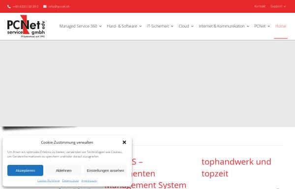 Vorschau von www.pcnetservice.net, PCNet edv Service GmbH