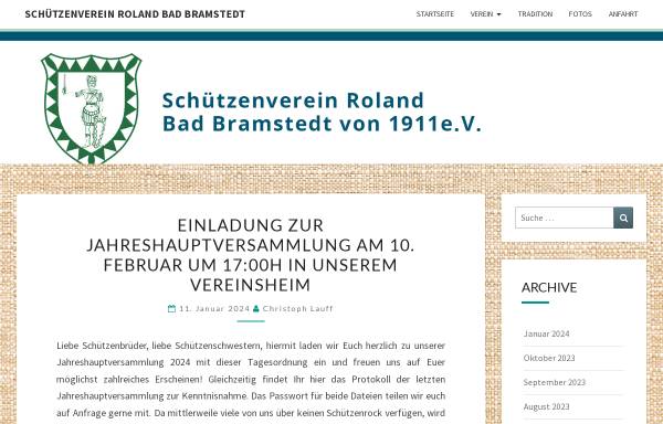 Vorschau von www.schuetzenverein-roland.de, Schützenverein Roland Bad Bramstedt e.V.