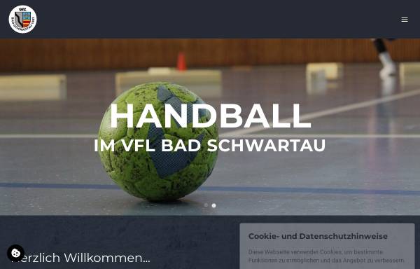 Vorschau von www.schwartau-handball.de, VFL Bad Schwartau