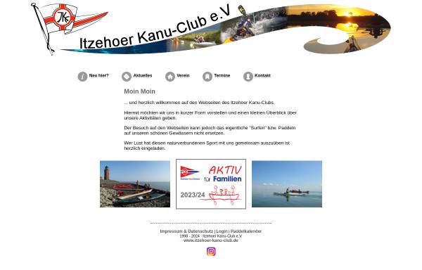 Vorschau von www.itzehoer-kanu-club.de, Itzehoer Kanu-Club e.V.