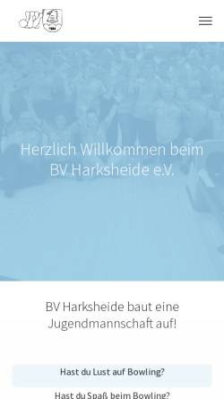 Vorschau der mobilen Webseite www.bvharksheide.de, BV Harksheide e.V.