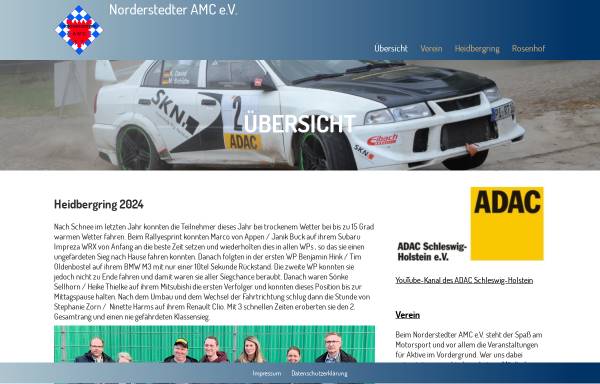 Vorschau von www.namc.de, Norderstedter Automobil und Motorsportclub e.V.