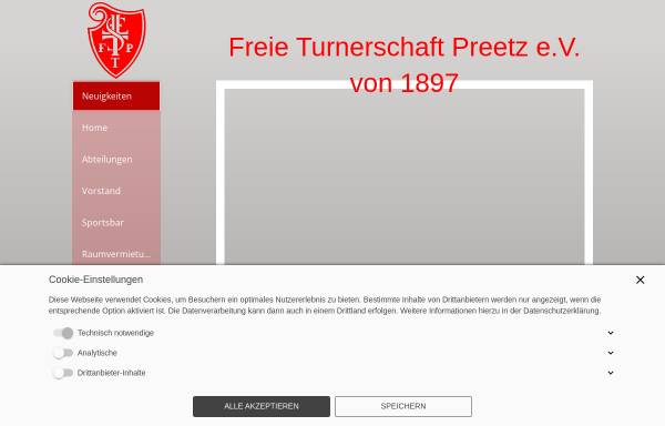 Vorschau von www.ft-preetz.de, Freie Turnerschaft Preetz e.V.von 1897