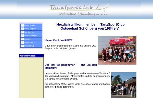 Vorschau von www.tanzsportclub-schoenberg.de, Tanzsportclub Schönberg von 1984 e.V.
