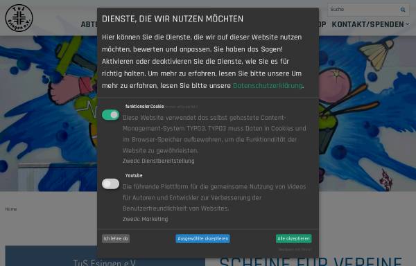 Vorschau von www.tus-esingen.de, TuS Esingen e.V.