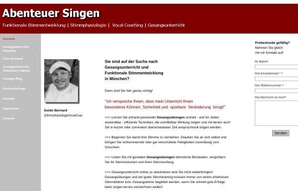 Vorschau von www.abenteuersingen.de, Abenteuer Singen