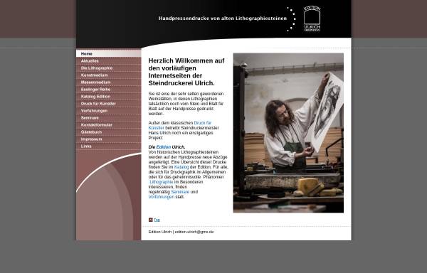 Vorschau von www.edition-ulrich.de, Steindruckerei Ulrich