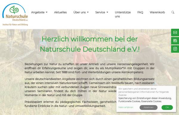 Vorschau von www.naturschule.de, Naturschule Deutschland e.V.
