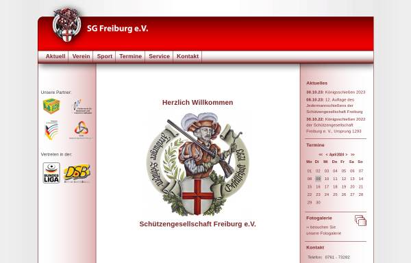 Vorschau von www.sgfreiburg.de, Schützengesellschaft Freiburg im Breisgau e.V.