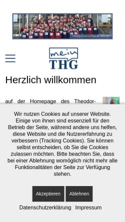 Vorschau der mobilen Webseite thg-heilbronn.de, Theodor-Heuss-Gymnasium Heilbronn