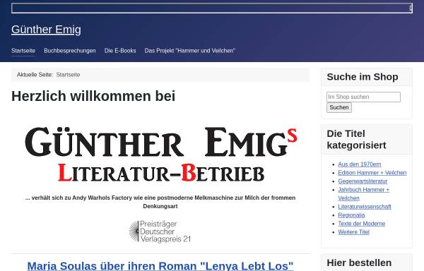 Vorschau von www.guenther-emig.de, Günther Emig