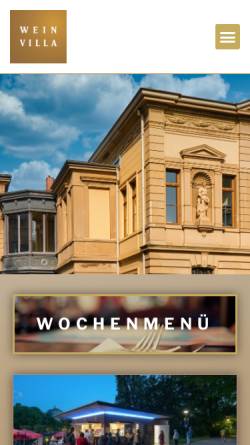 Vorschau der mobilen Webseite www.wein-villa.de, Wein Villa in Heilbronn