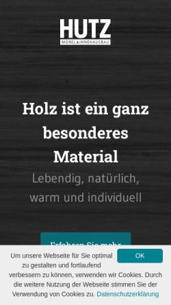 Vorschau der mobilen Webseite www.hutz-creativ.de, Hutz-Creativ