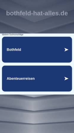 Vorschau der mobilen Webseite www.bothfeld-hat-alles.de, Bothfeld hat alles