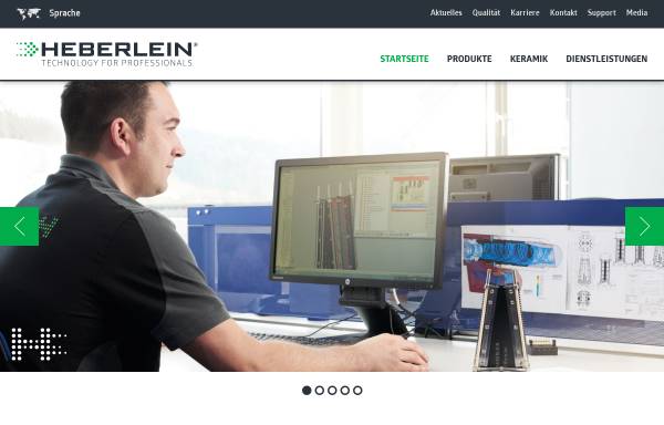 Vorschau von www.heberlein.com, Heberlein Fiber Technology Inc.