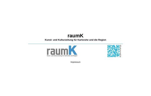 Vorschau von www.raumk.de, RaumK Verlag e.K.