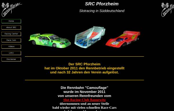 Vorschau von www.src-pforzheim.de, Slotcar Pforzheim e.V.