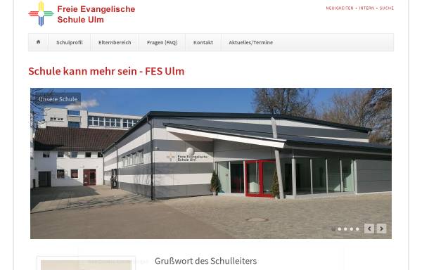 Vorschau von www.fes-ulm.de, Freie Evangelische Schule