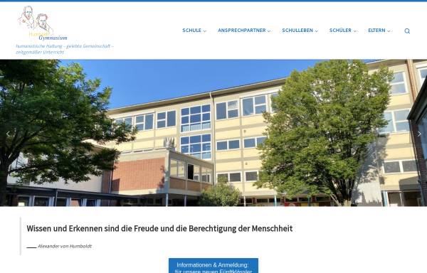 Vorschau von hgu.schule.ulm.de, Humboldt-Gymnasium