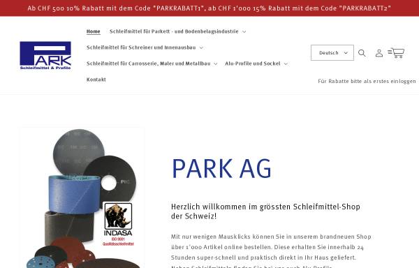 Vorschau von www.parkag.ch, Park AG