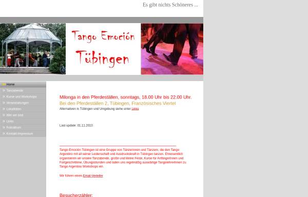 Vorschau von tango-emocion-tue.de, Tango emoción