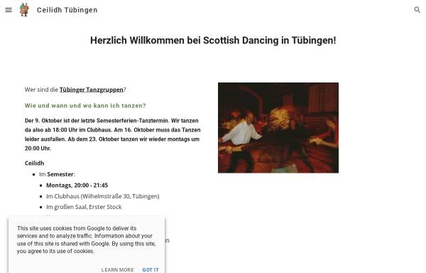Vorschau von www.ceilidh.de, Ceilidh Dancing Tübingen
