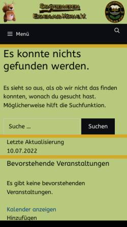 Vorschau der mobilen Webseite www.eichenlaub-kuern.de, Schützenverein Eichenlaub Kürn e.V.