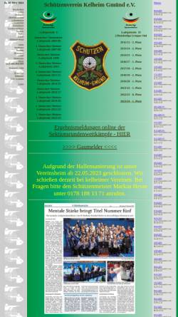 Vorschau der mobilen Webseite www.kelheim-gmuend.de, Schützenverein Kelheim Gmünd e.V.
