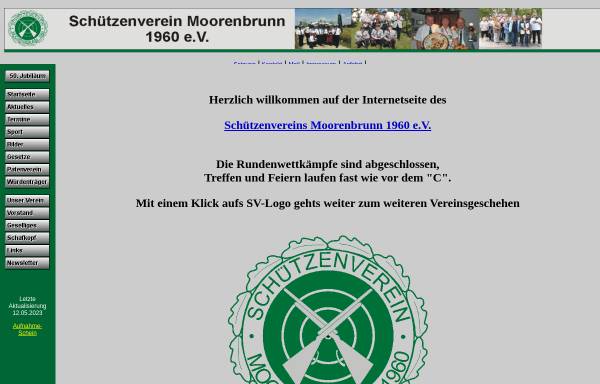 Vorschau von www.sv-moorenbrunn.de, Schützenverein Moorenbrunn 1960 e.V.
