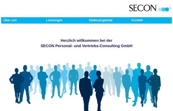 Vorschau von www.secon-personalberatung.com, Secon Personal- und Vertriebs-Consulting GmbH