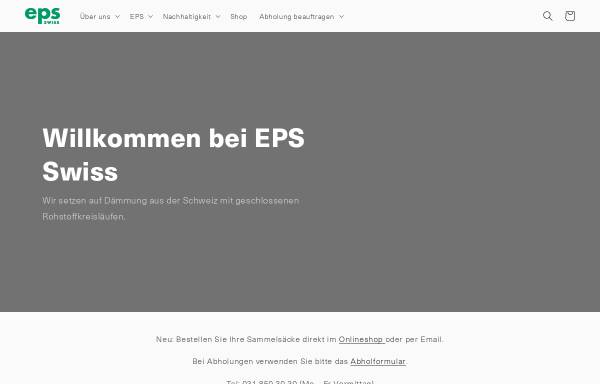 Vorschau von www.epsschweiz.ch, EPS-Verband Schweiz