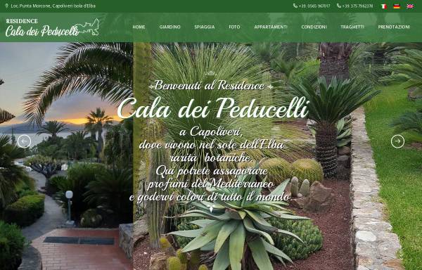 Vorschau von www.caladeipeducelli.it, Residence Cala dei Peducelli