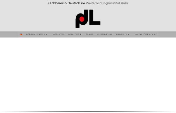 Vorschau von www.pdl-do.de, Projekt Deutsch Lernen