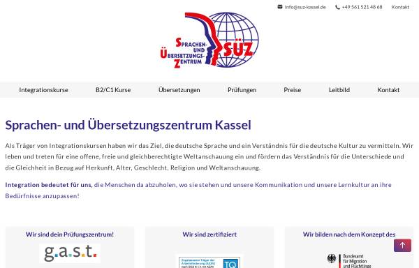 Vorschau von www.suz-kassel.de, SUZ Sprach- und Übersetzungszentrum