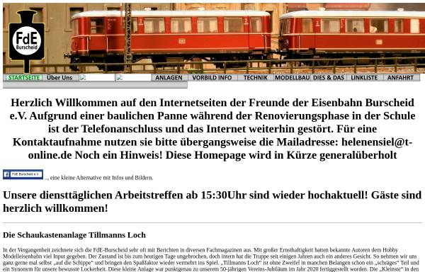 Freunde der Eisenbahn Burscheid e.V.