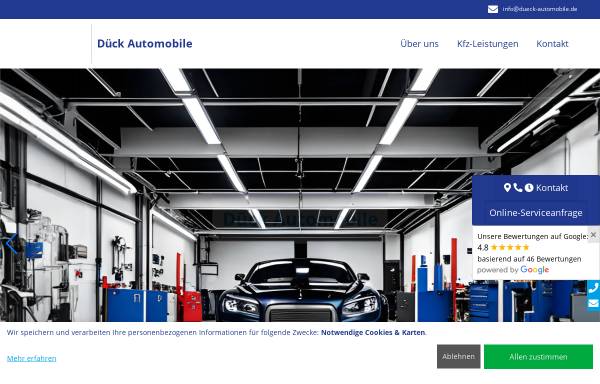 Vorschau von www.dueck-automobile.de, Dück Automobile