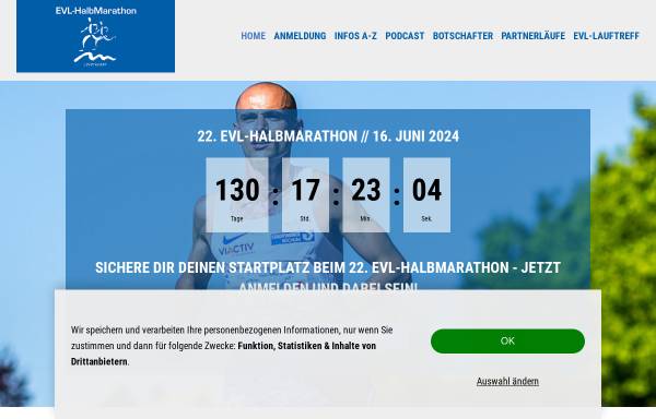 Vorschau von www.leverkusen-halbmarathon.de, EVL-HalbMarathon