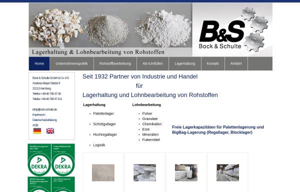 Vorschau von www.bock-schulte.de, Bock & Schulte GmbH & Co.