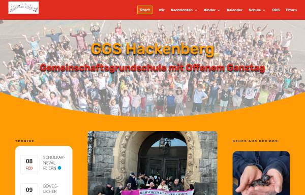 Vorschau von www.ggshackenberg.net, Grundschule Hackenberg