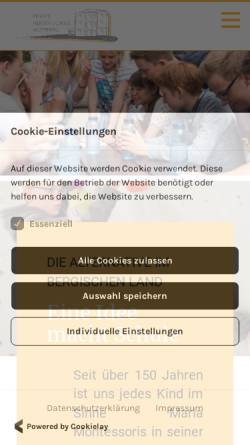 Vorschau der mobilen Webseite herder-schule.de, Private Herder-Schule