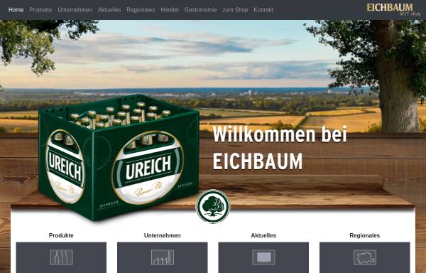 Vorschau von www.eichbaum.de, Eichbaum-Brauereien AG