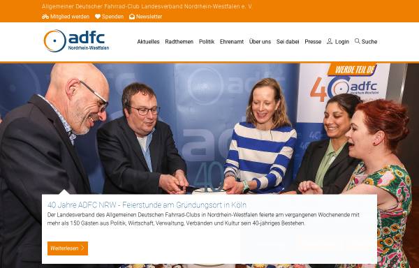 Vorschau von www.adfc-nrw.de, ADFC Kreisverband Kreis Unna e.V.