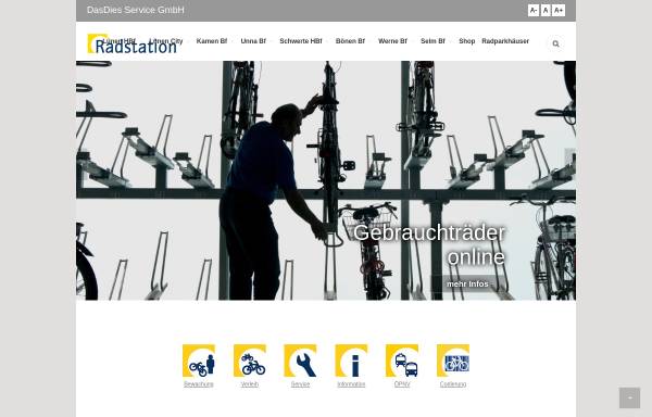Vorschau von www.dasdies.de, Die Radstationen