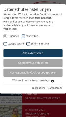 Vorschau der mobilen Webseite www.ksb-soest.de, Kreissportbund Soest e. V.