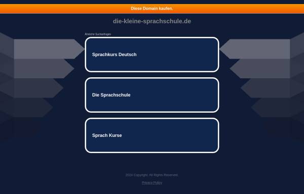 Vorschau von www.die-kleine-sprachschule.de, Die kleine Sprachschule